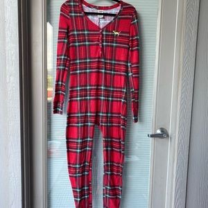 Victoria Secret, PINK, Christmas Pajama Onesie
